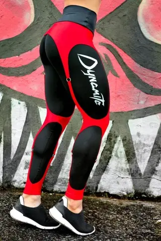 Legging Dynamite Red Corset