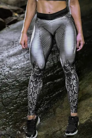 Legging Dynamite Reptilian Cinza