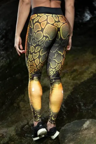 Legging Dynamite Reptilian Amarelo