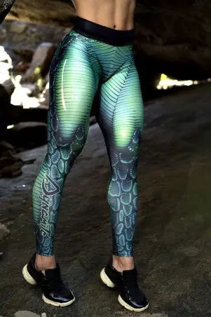 Reptilian Green Dynamite Legging