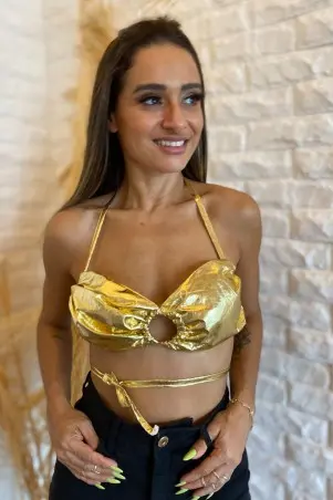 Top Golden Roxy Shine