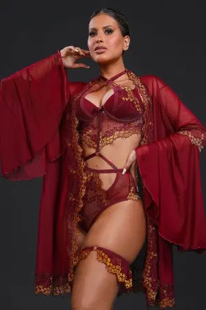 Conjunto Premium Dy Lane Marsala