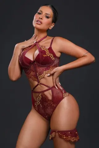 Premium Dy Lane Marsala Set