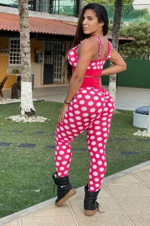 Legging polkadots Red CE