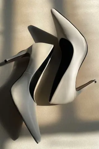 White pumps
