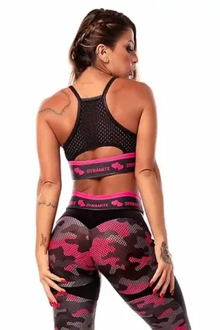 Top Dynamite Nadador Camuflado Rosa