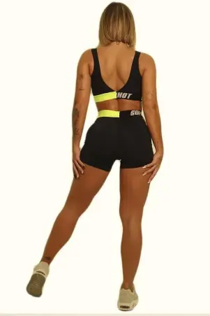 Super Hot Neon Crossover Shorts