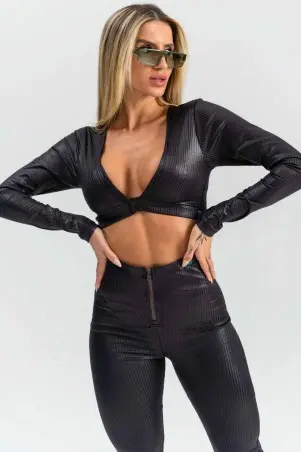 Cropped Corrugated Dust Labellamafia