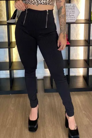 Calça Canelada Gold