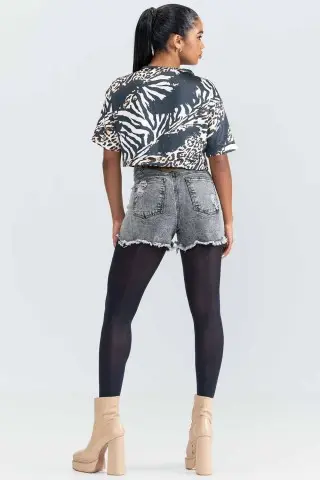 Cropped Plano Glory Estampado