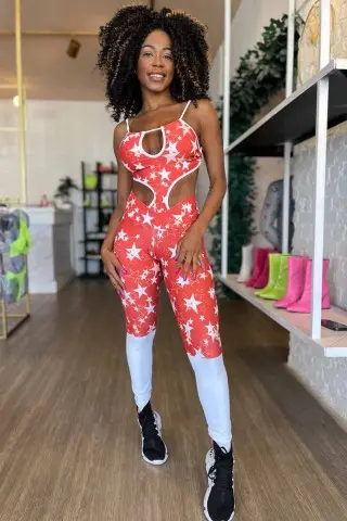 Macacão Wild Starlight Vermelho