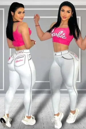 Barbie Fake Jeans leggings