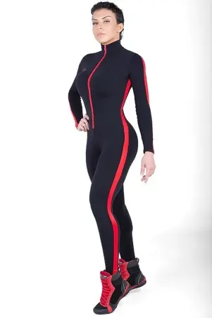 Red Black Suplex Firestorm Jumpsuit