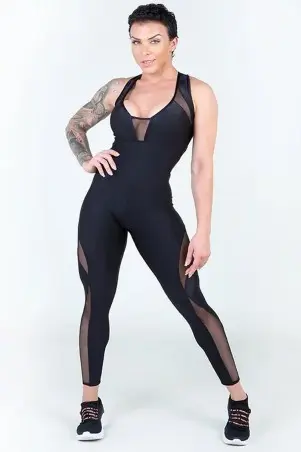 Black Tulle Mahogany Jumpsuit