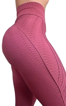 Legging Brocada Rosa Donna Shape