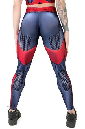 Scarlet Blaze Dynamite Fitness Leggings