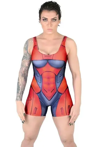 Jumpsuit Fitness Dynamite Scarlet Blaze