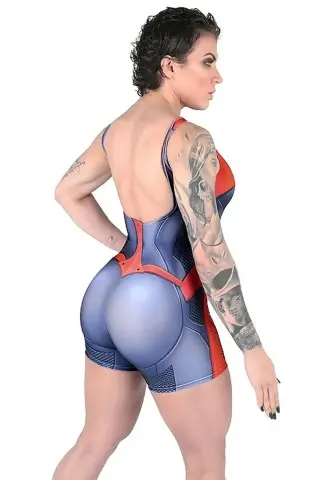 Jumpsuit Fitness Dynamite Scarlet Blaze