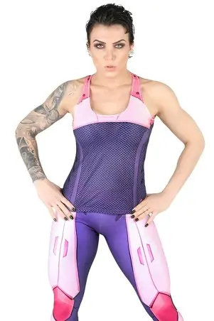 Robo Rose Dynamite Fitness Tank Top