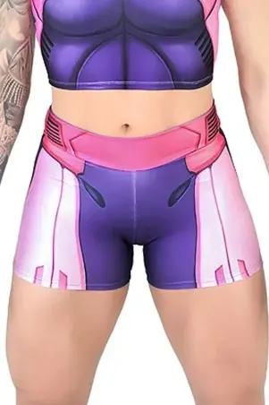 Robo Rose Dynamite Fitness Shorts
