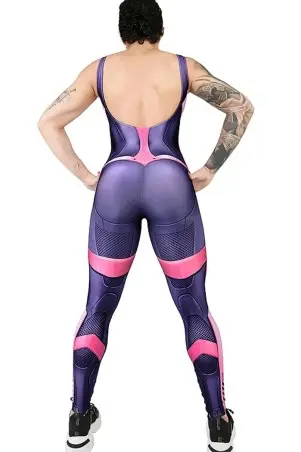 Fitness Jumpsuit Dynamite Robo Rose