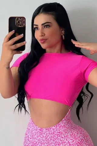 Pink Flora Audaces Romper