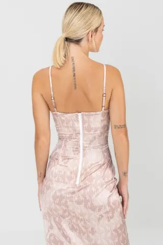 Vestido Elementary Bege