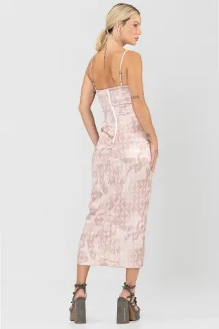 Vestido Elementary Bege