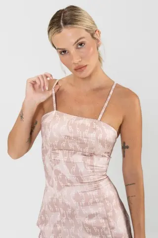 Vestido Elementary Bege