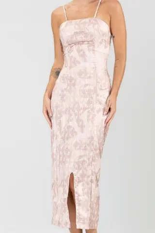 Vestido Elementary Bege