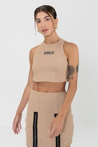 Cropped Cinnamon beige