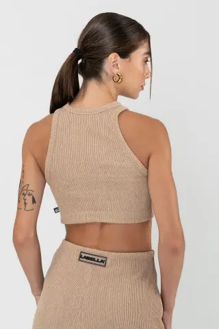 Cropped Cinnamon beige