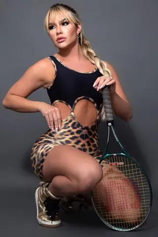 Macaquinho Feixo Preto Onça Estampado