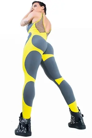 Gray Apple Booty Splendid Fitness Jumpsuit