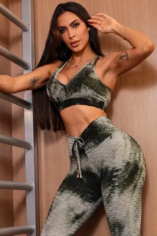 Conjunto Brocado Dazing Verde