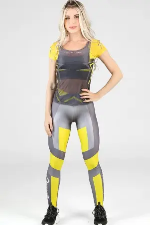 Fitness Yellow Haze Legging