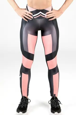 Fitness Midnight Blush Legging Black Pink
