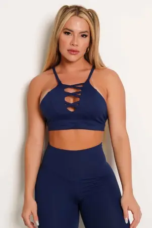 Navy Blue Spider Top