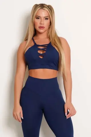 Navy Blue Spider Top