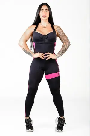 Macacão Fitness Mage Pink