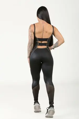 Black Maxi Fitness Jumpsuit