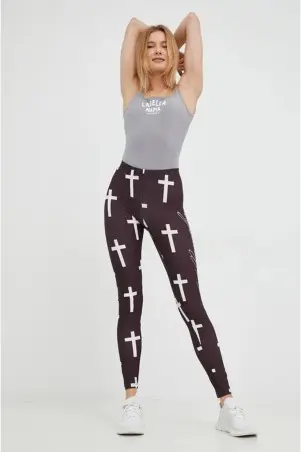 Cross Black Leggings