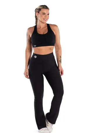 Black Flare Legging