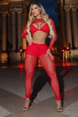 Red Glam Set