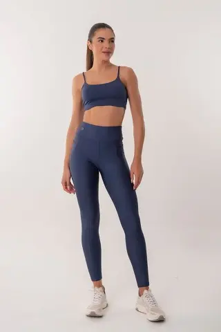 Top Alça Regulável Azul Marinho