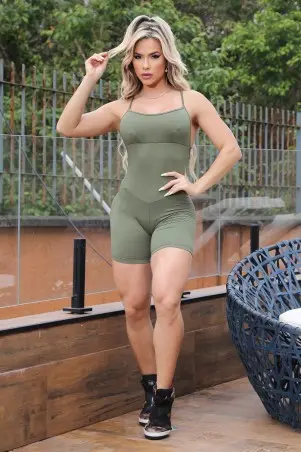 Joeli Green Romper