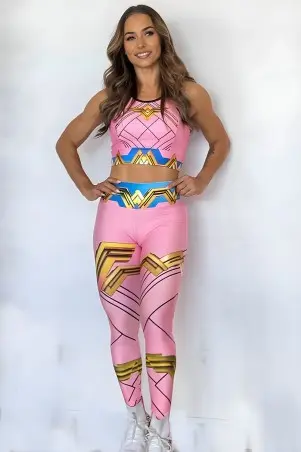 Wonder Woman Pink Set Donna Shape
