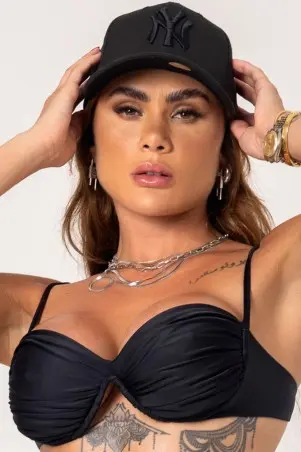 Elevate Black Bikini Top