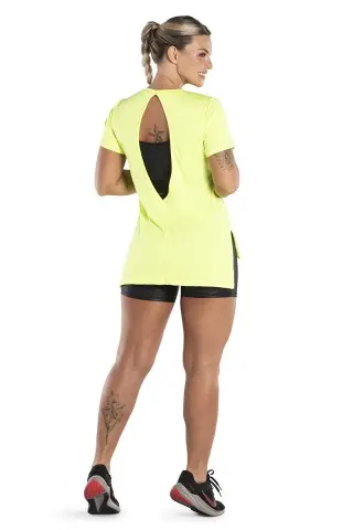 Blusa Costas Abertas Verde Lima
