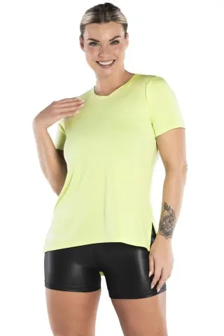 Lime Green Open Back Blouse